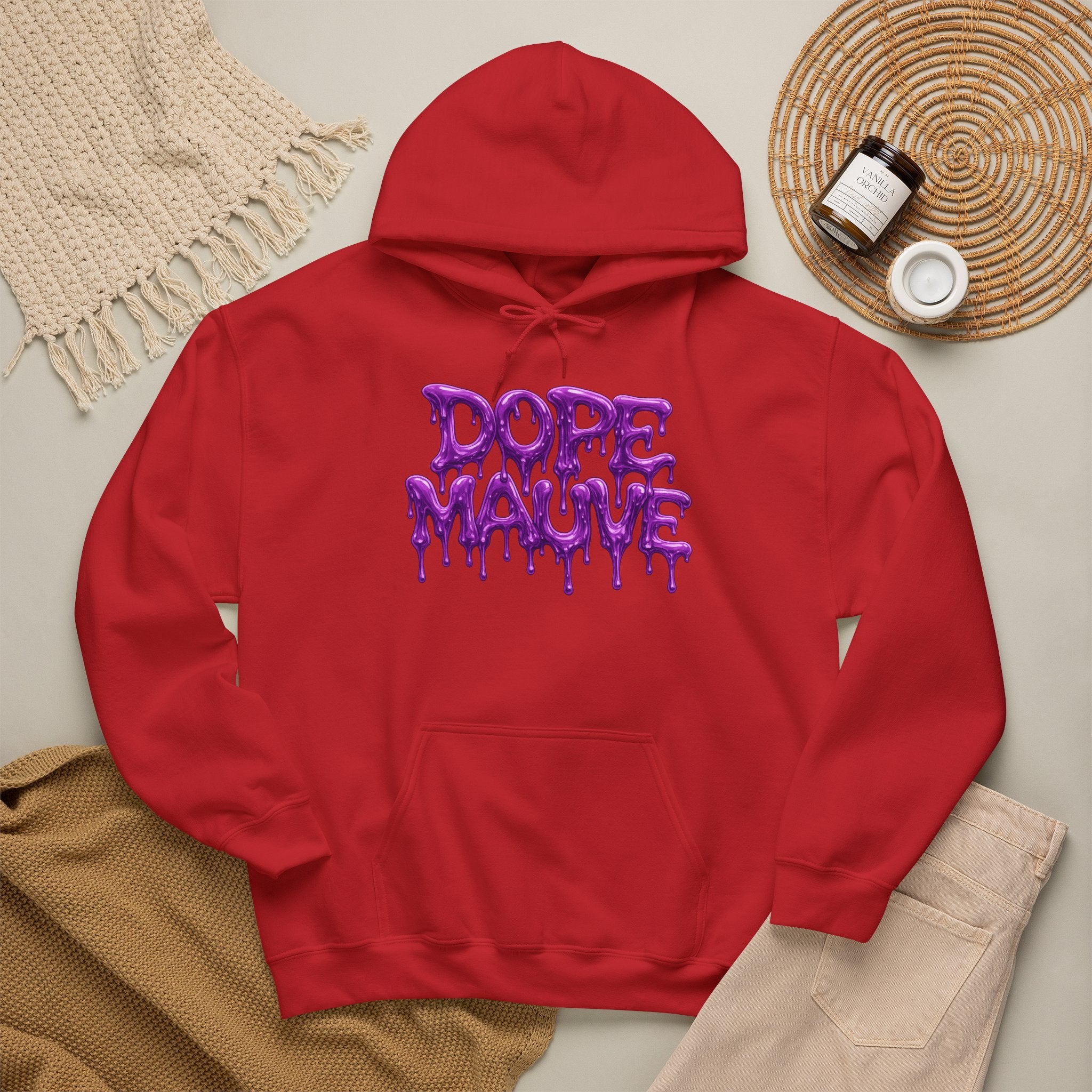HOODIE - DOPE MAUVE - 6SIX6
