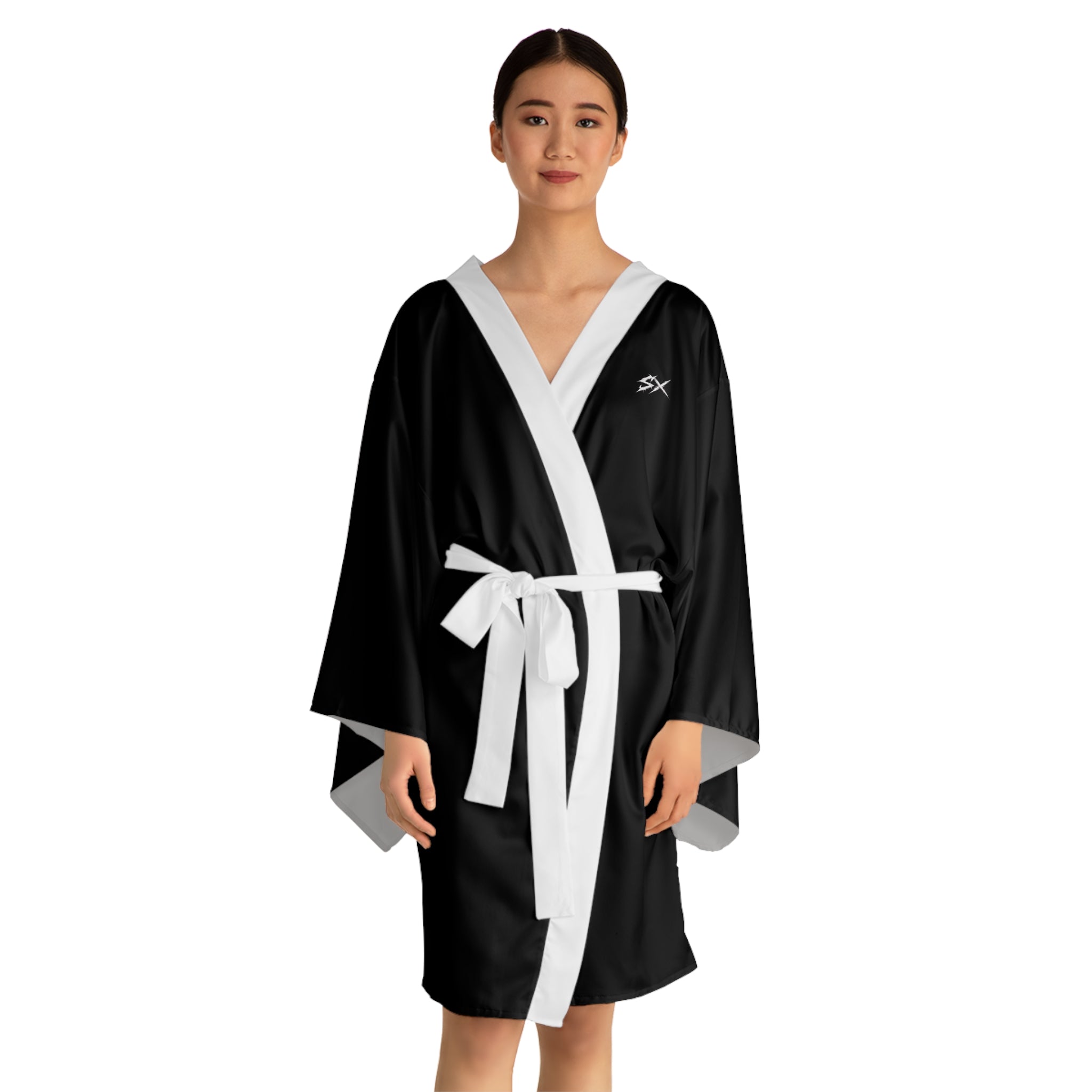 Black Kimono Robe - 6SIX6