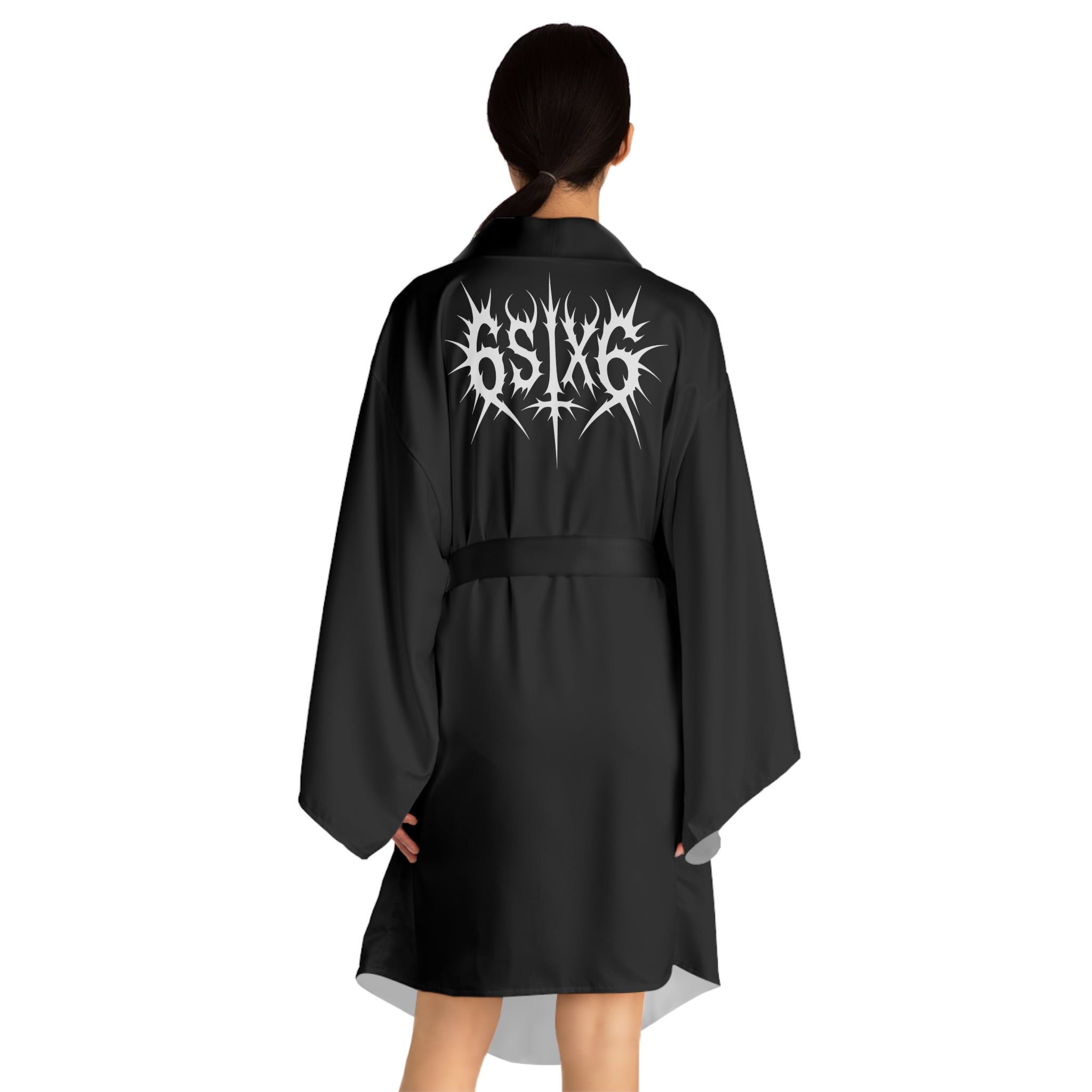 Black Kimono Robe - 6SIX6
