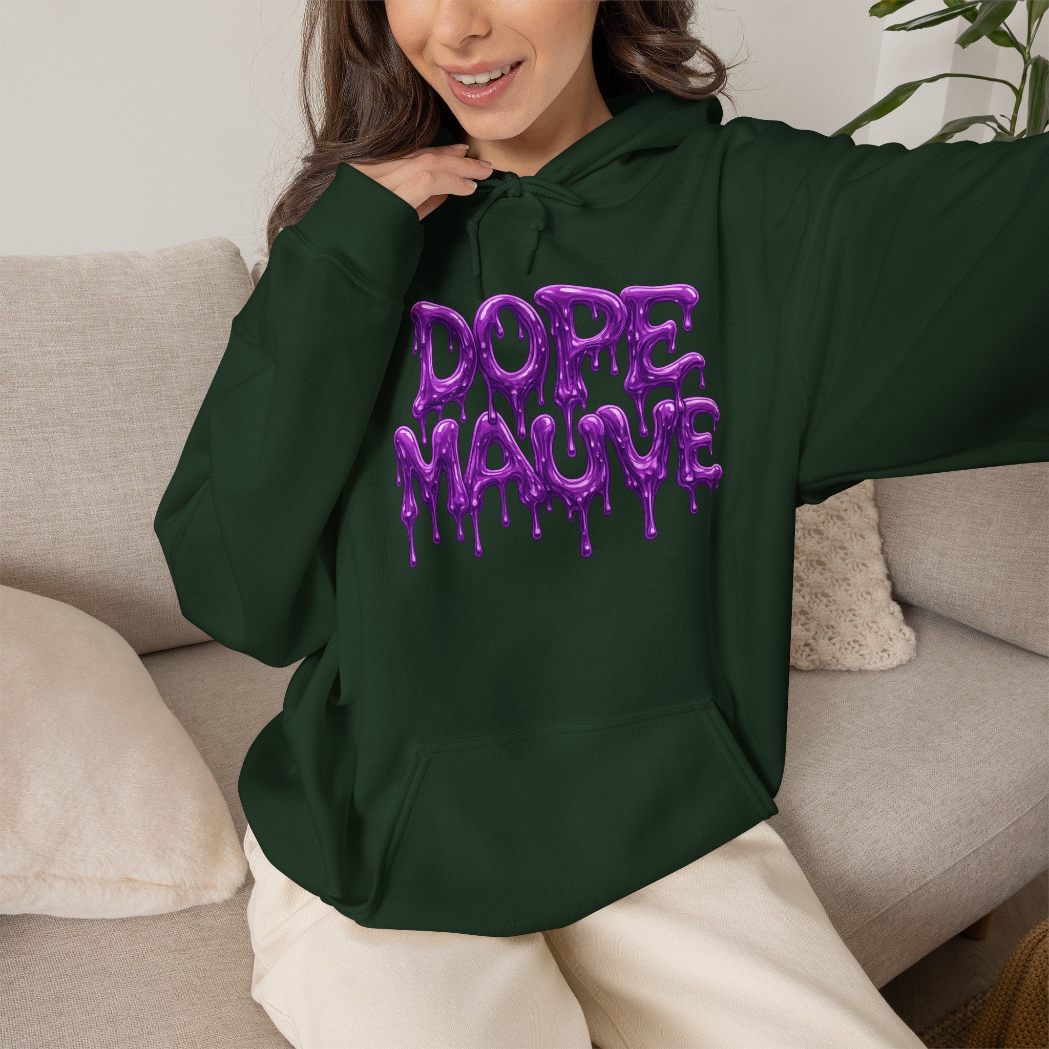 HOODIE - DOPE MAUVE - 6SIX6