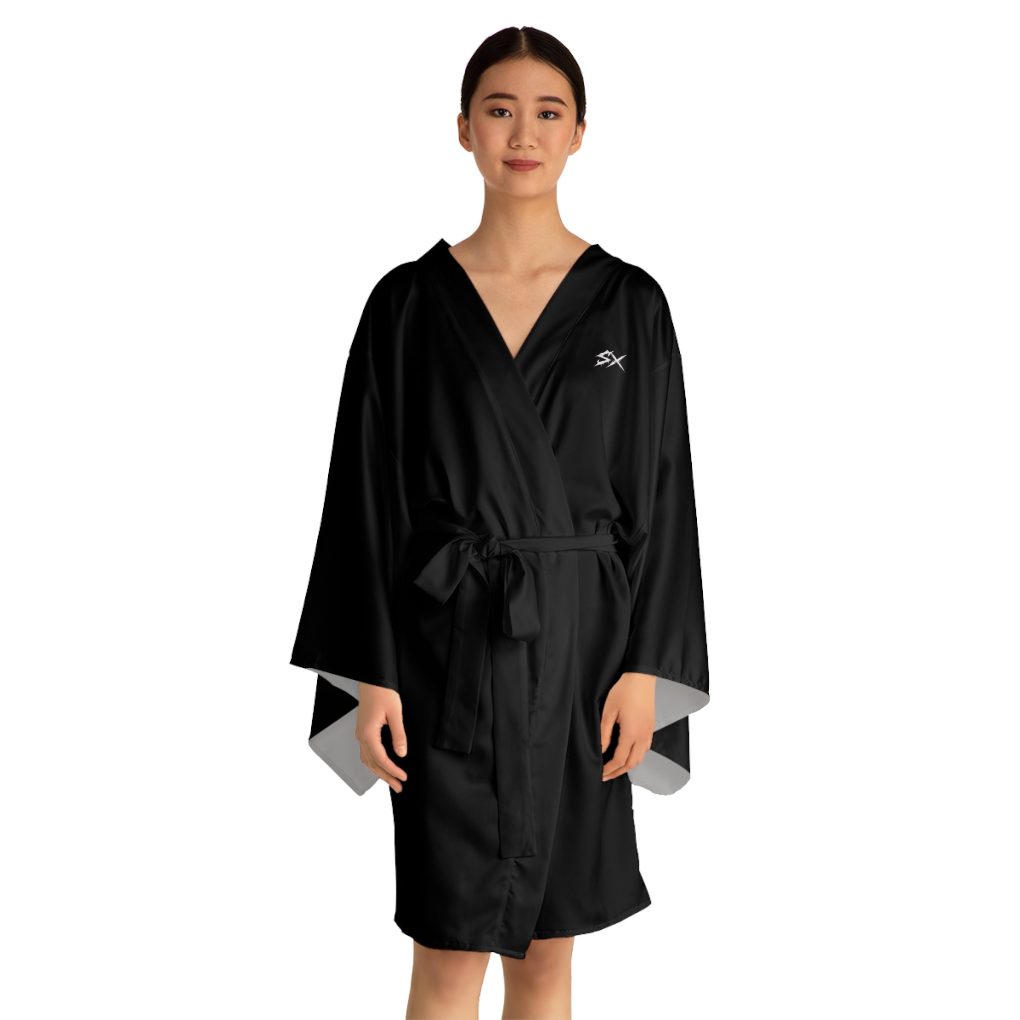 Black Kimono Robe - 6SIX6
