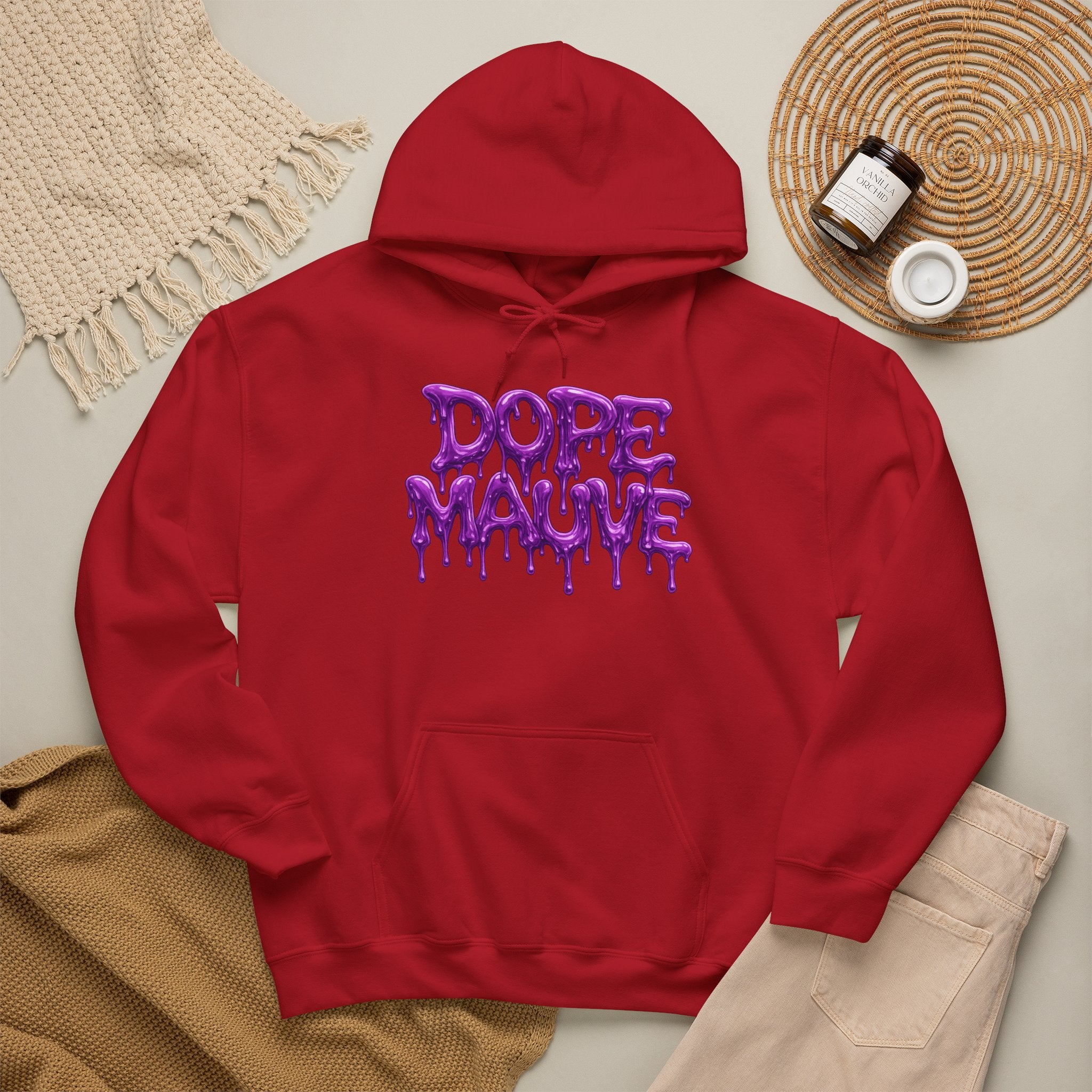 HOODIE - DOPE MAUVE - 6SIX6