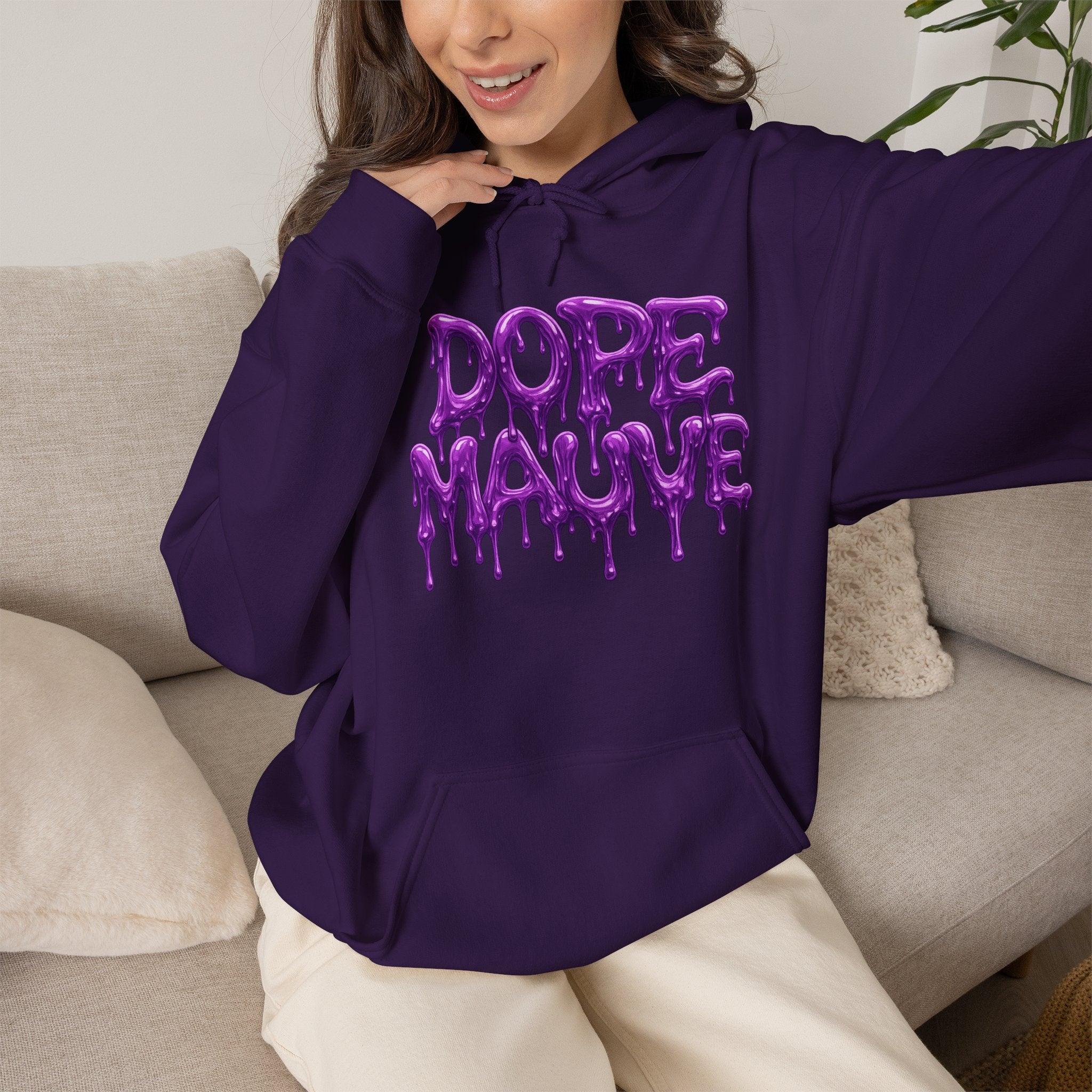 HOODIE - DOPE MAUVE - 6SIX6