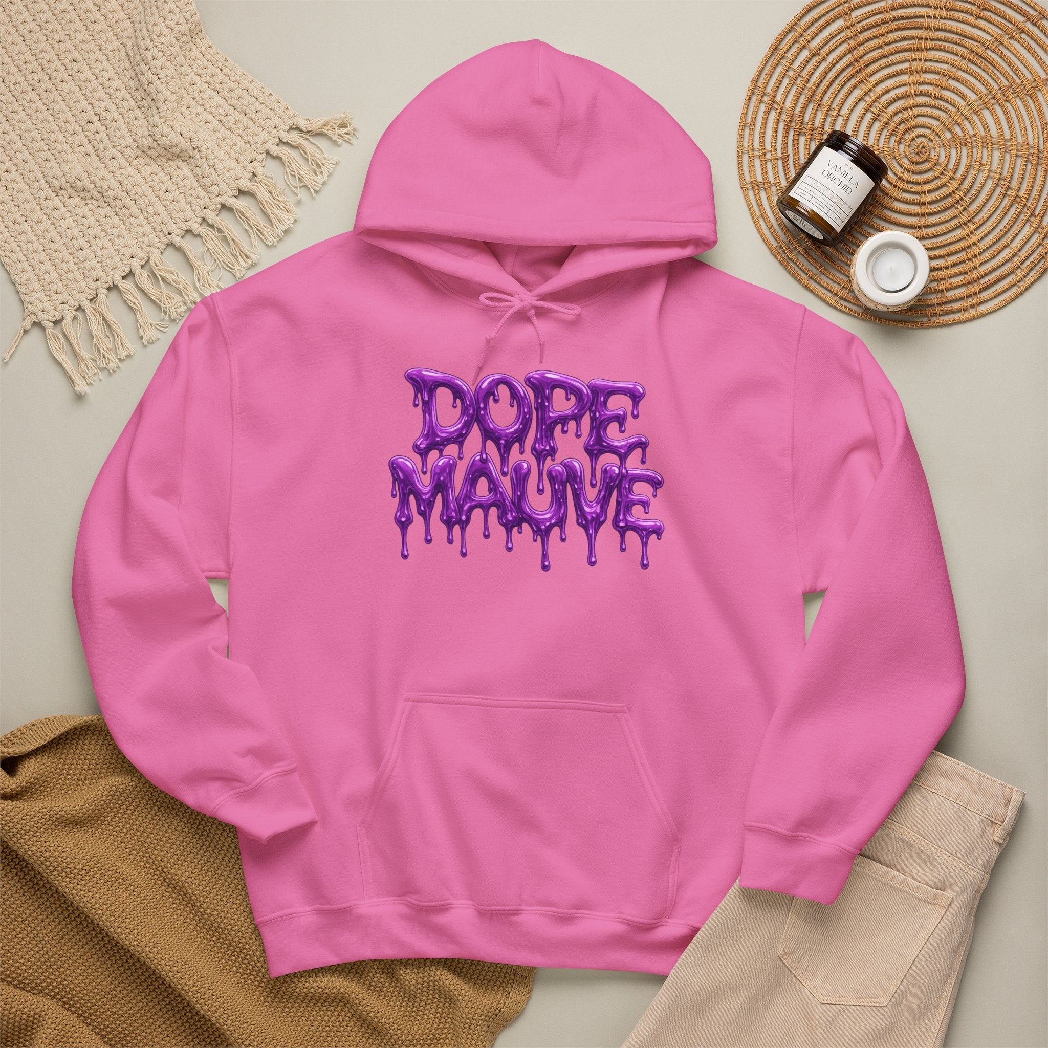 HOODIE - DOPE MAUVE - 6SIX6