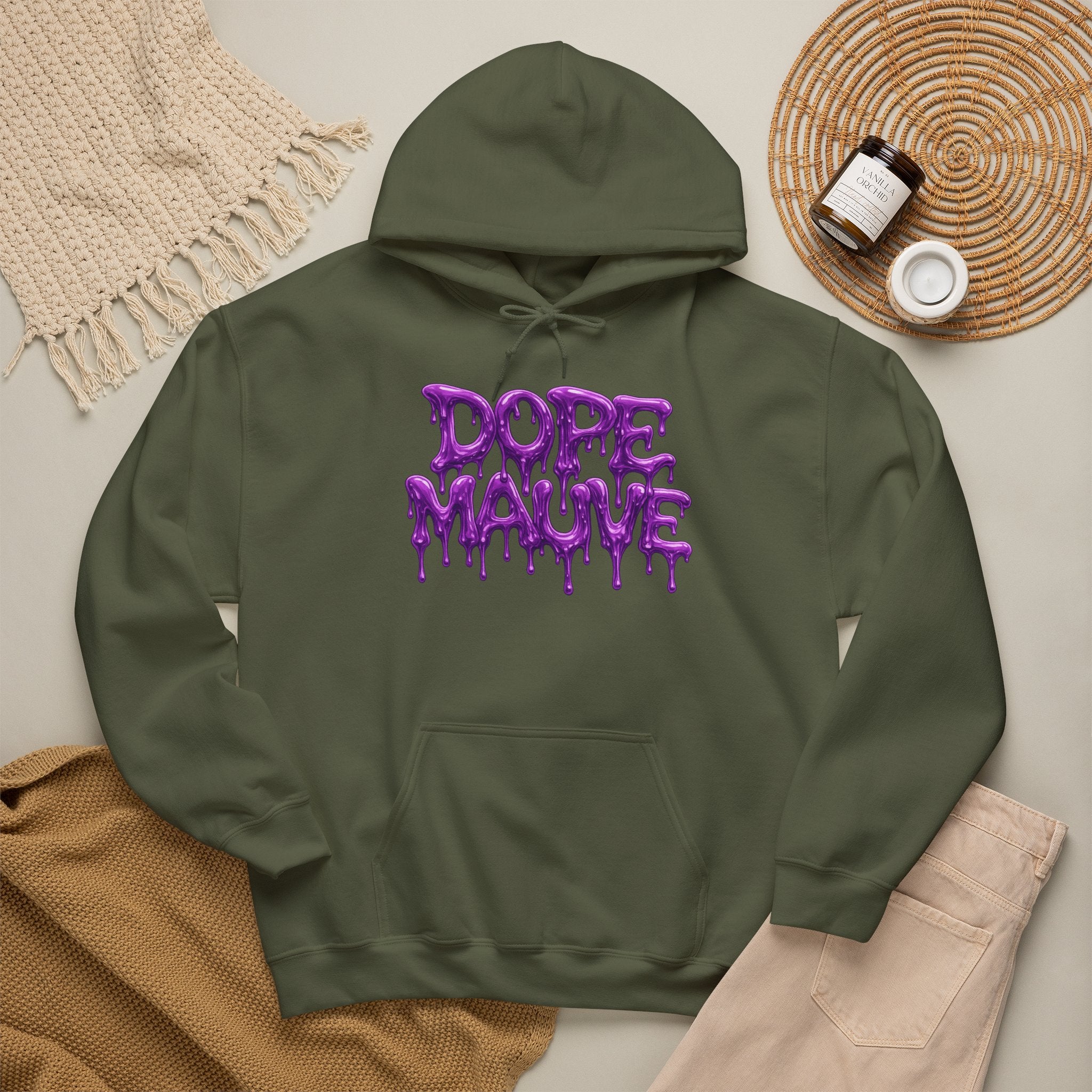 HOODIE - DOPE MAUVE - 6SIX6